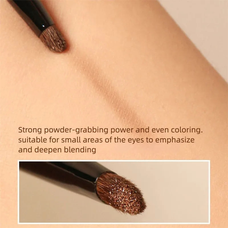 Painter D74 Angled Eyeshadow Brush | Soft Horsehair Eyelid Angled Eyeshadow Brush QXL