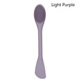 Double-Head Silicone Facial Mask Brush & Massage Tool Facial Mask Brush QXL Light purple