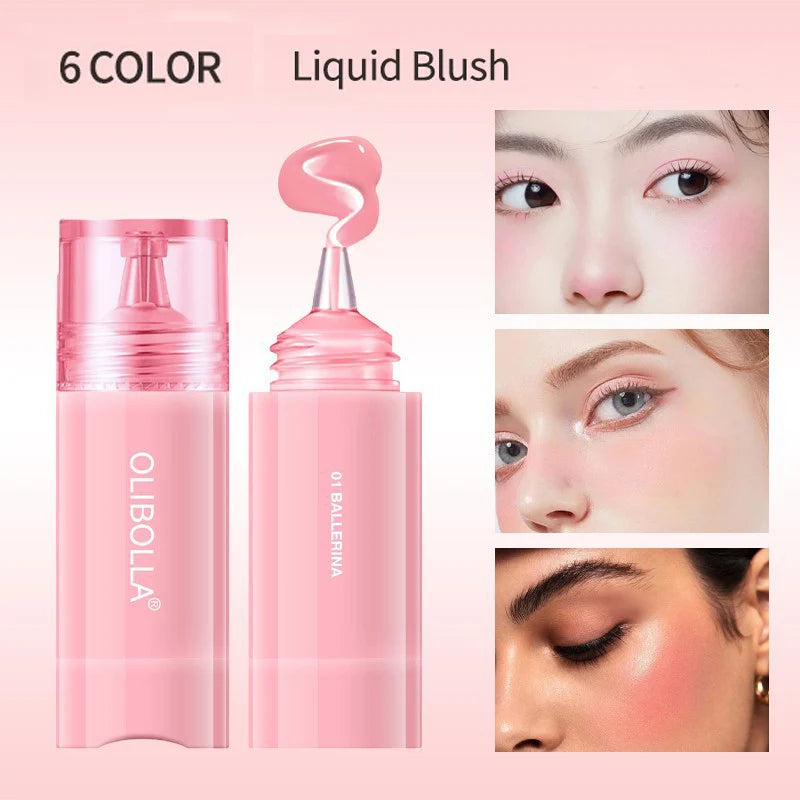 PAGE VINE Liquid Blush Velvet Ink Matte Blusher | 12-Hr Wear Liquid Blush QXL