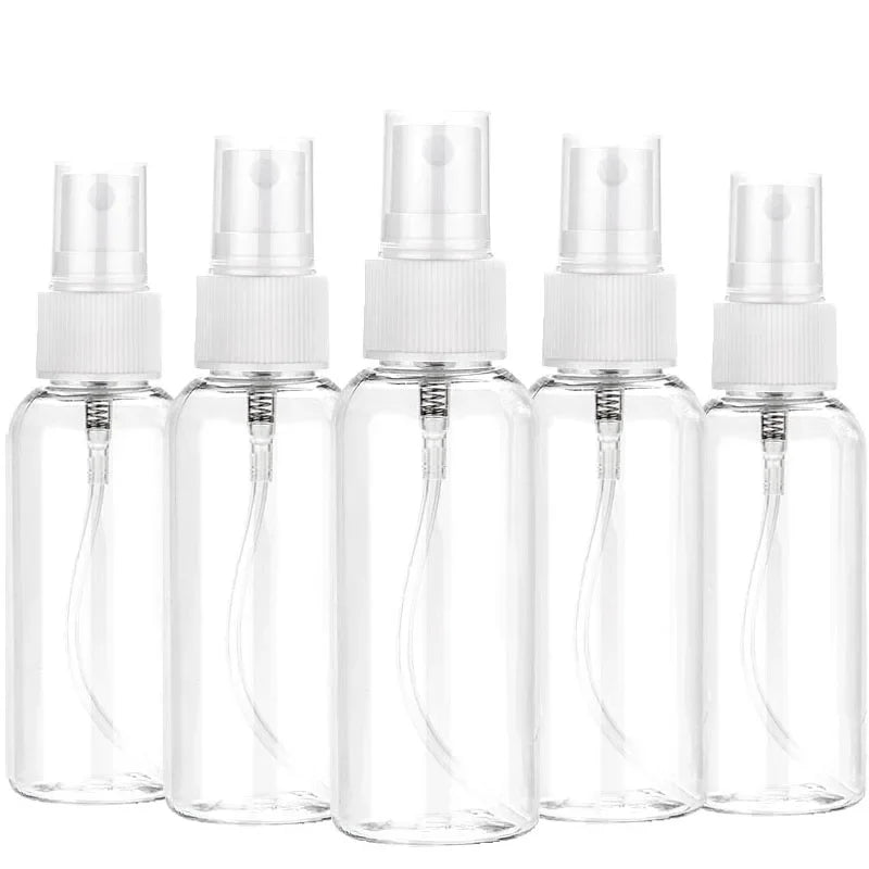Refillable Clear PET Spray Bottles 10ml–100ml | 3/5/10 Pack Refillable Spray Bottle QXL 3pcs Bottle 30ml