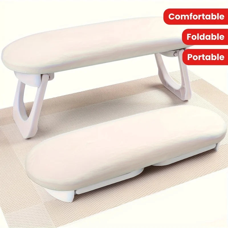 Foldable Nail Hand Rest Cushion | Manicure Arm Support Pillow Nail Arm Rest QXL