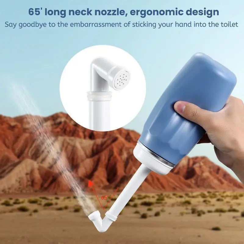 Portable Peri Bottle | 65° Angled Nozzle | Postpartum Care Personal Hygiene Bottle QXL