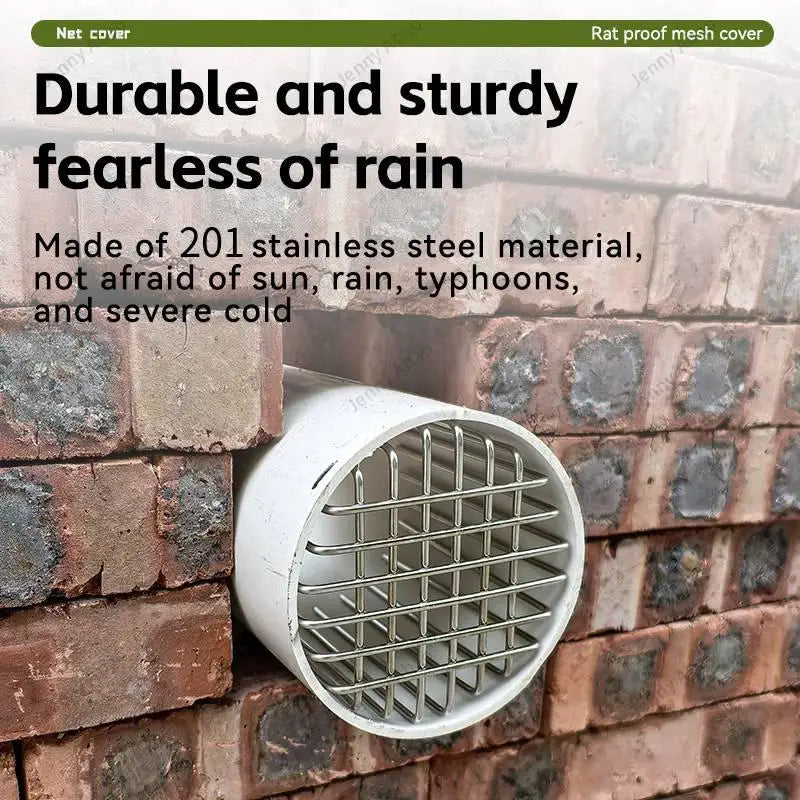 4-Inch Round Stainless Steel Balcony Drain Cover & Strainer Drain Cover Strainer QXL