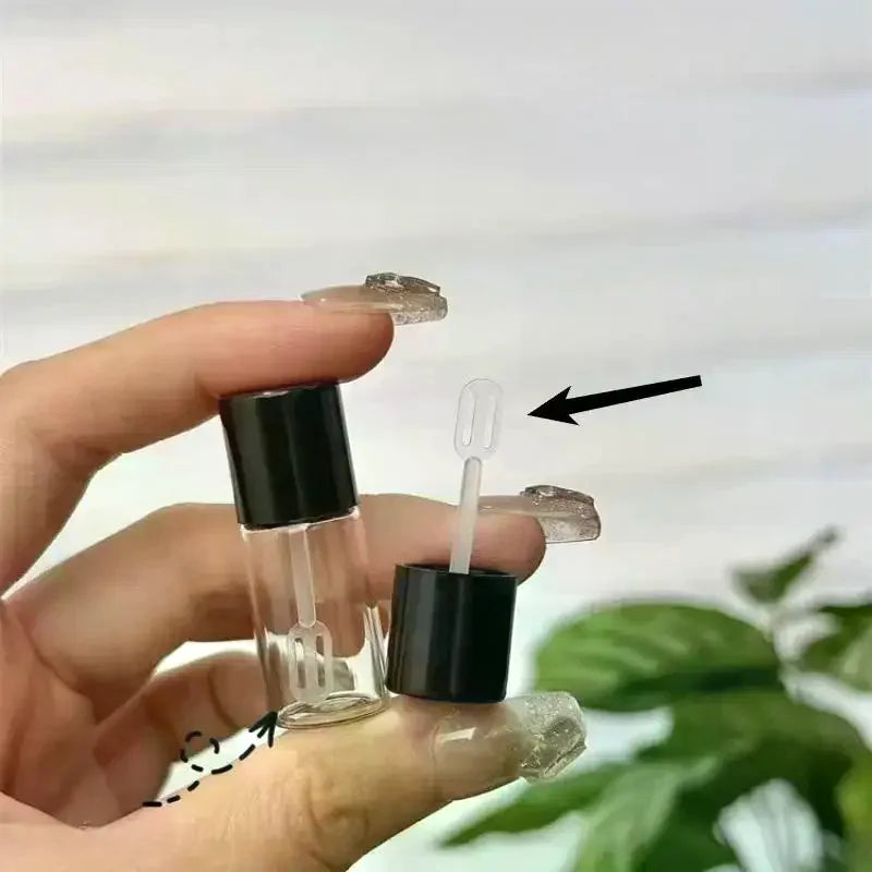 5/10-Pack 4ml Refillable Glass Foundation Travel Bottles Cosmetic Travel Bottles QXL