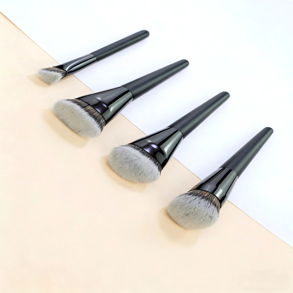 4-Piece Professional Foundation & Concealer Brush Set Makeup Brush Set QXL