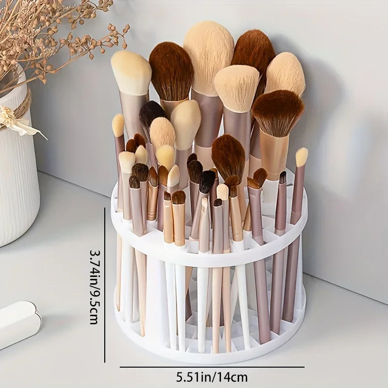 Large Capacity Makeup Brush Holder & Desktop Organizer Makeup Brush Holder QXL