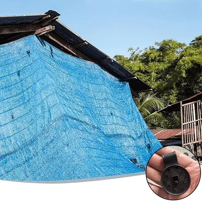 50-Pack Shade Cloth Clips – Plastic Hooks for Tarps & Garden Shade Cloth Clips QXL