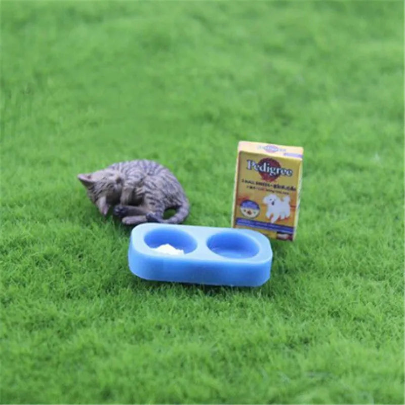 1:12 Dollhouse Miniature Pet Food Bowl & Box Set | 1:6 Scale Dollhouse Miniature QXL