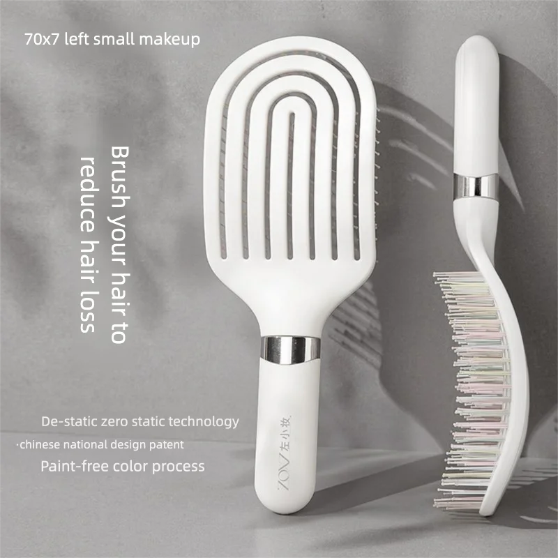 Anti-Static Rainbow Detangling Comb | Smooth & Frizz-Free Hair Anti-Static Hair Comb QXL