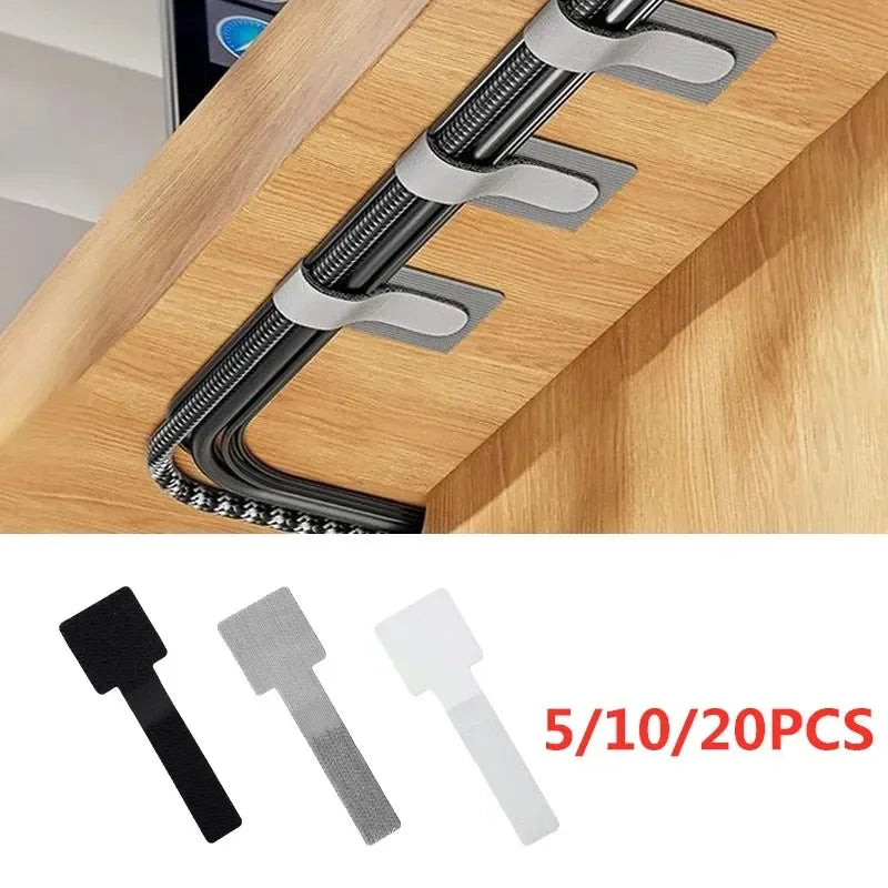 Reusable Nylon Cable Ties | Wire Organizer Straps 5/10/20-Pack Cable Organizer Ties QXL