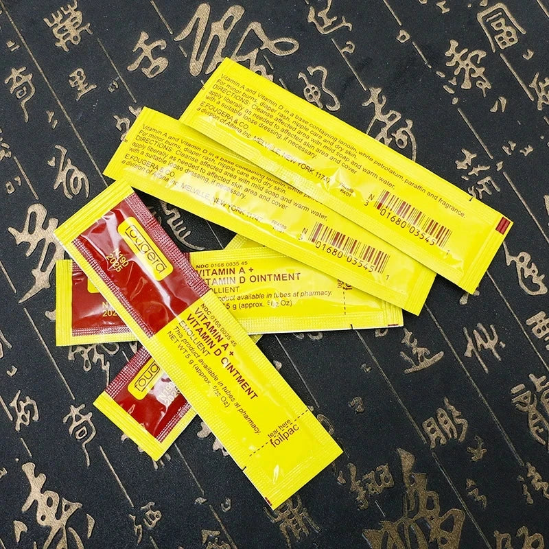 100-Pack Tattoo Aftercare Vitamin A&D Recovery Ointment Cream Tattoo Aftercare Cream QXL