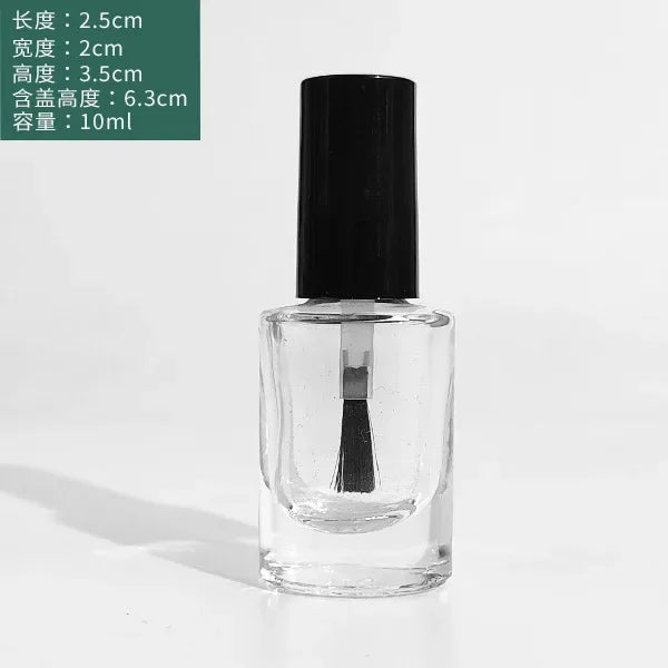 Empty Nail Polish Glass Bottles 5/10/15ml | Refillable UV Gel