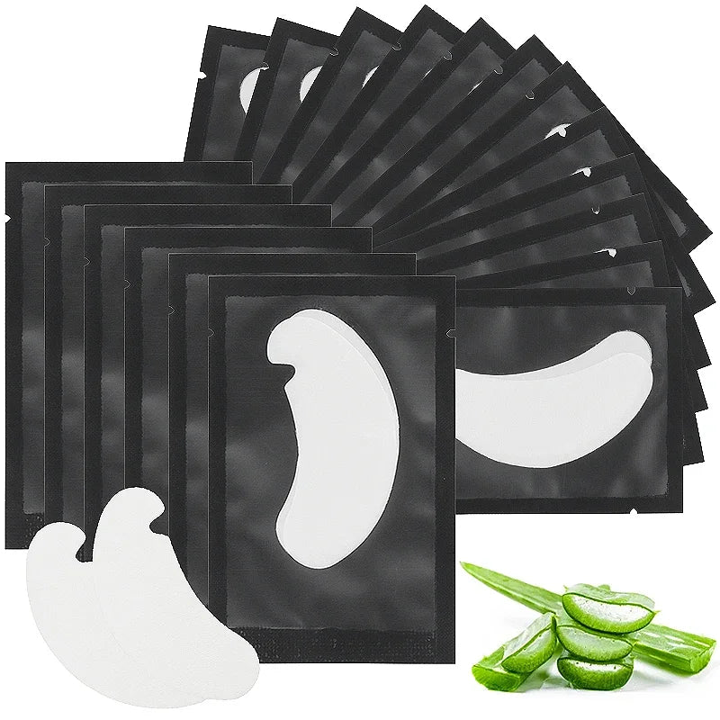 100/200-Pair Under Eye Gel Pads for Eyelash Extensions Eyelash Extension Pads QXL