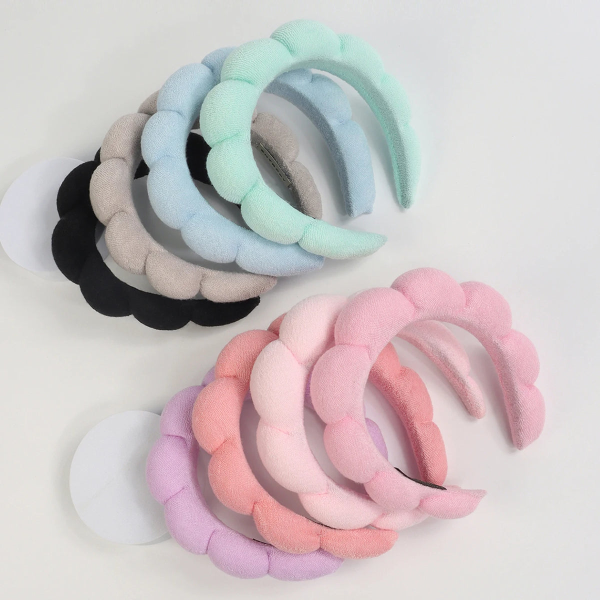 Microfiber Spa Headband & Wristbands | Face Wash Scrunchie Set Spa Headband Set QXL