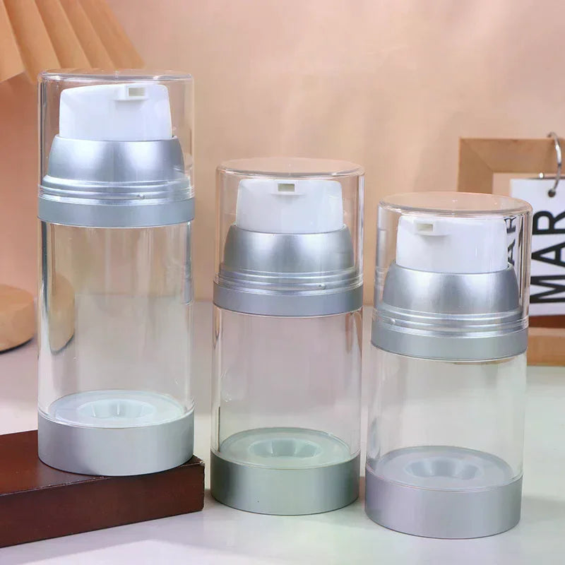 Refillable Airless Pump Jar 100/120/150ml | Travel Cream Bottle Airless Pump Jar QXL