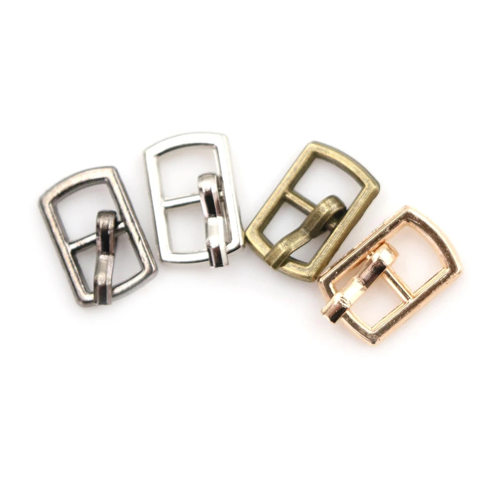 10-Pack 4.5mm Mini Metal Doll Belt Buckles | Tri-Glide Set Doll Accessories QXL
