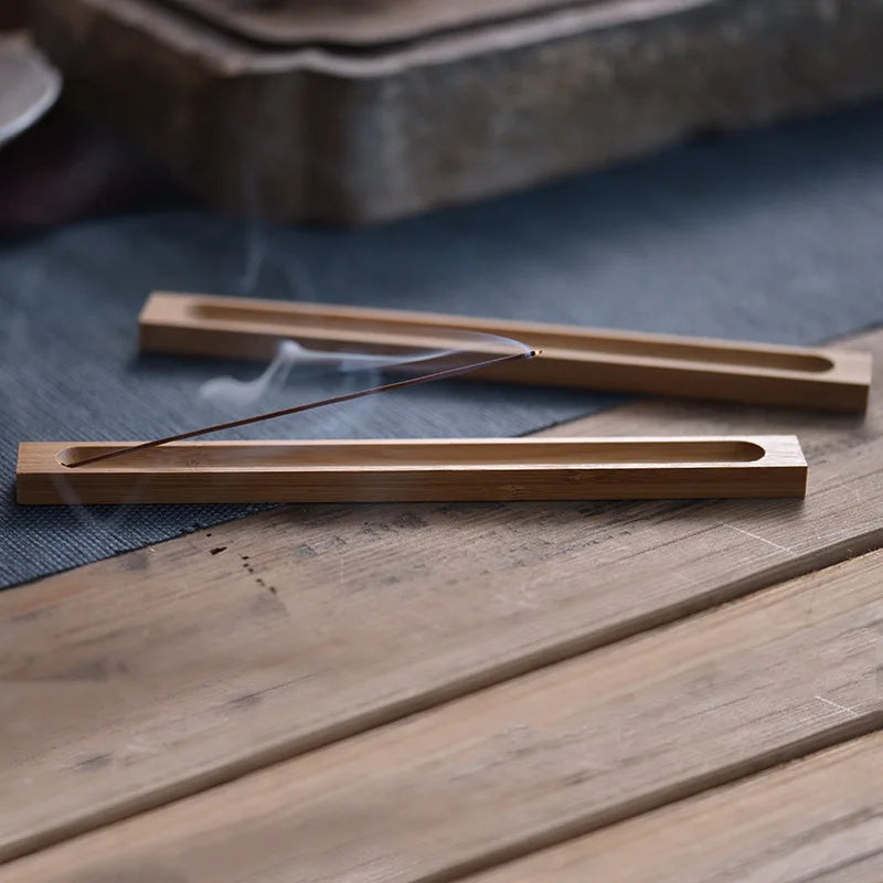 Wood Incense Stick & Coil Holder | Wooden Burner Home Decor Incense Holder QXL