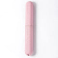 Wheat Straw Toothbrush Travel Case & Protective Cover Toothbrush Travel Case QXL Pink