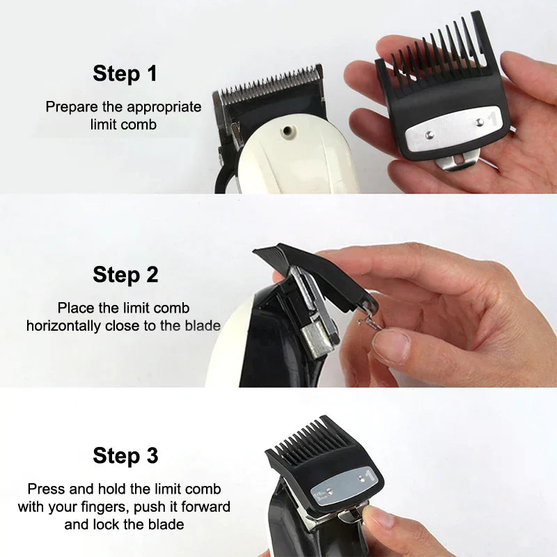 2-Pack Universal Hair Clipper Guide Combs & Trimmer Guards Clipper Guide Combs QXL