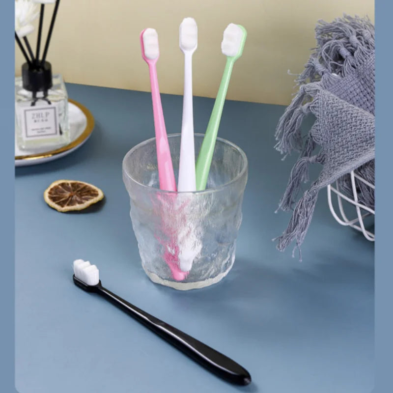 Ultra-Fine Nano Bristle Toothbrush | Deep Clean Travel Toothbrush Soft Bristle Toothbrush QXL