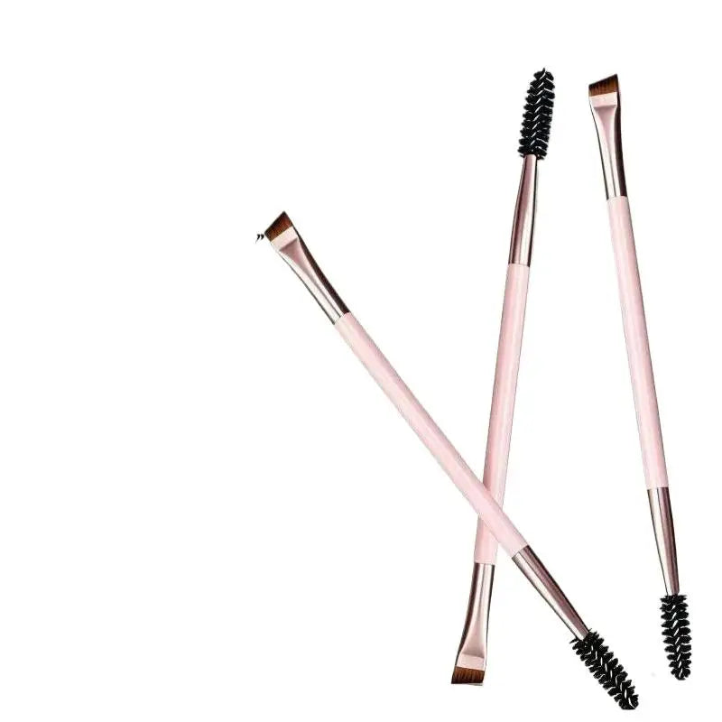 2-in-1 Dual-Ended Eyebrow Brush & Spoolie | Angled Brow Tool Eyebrow Brush QXL