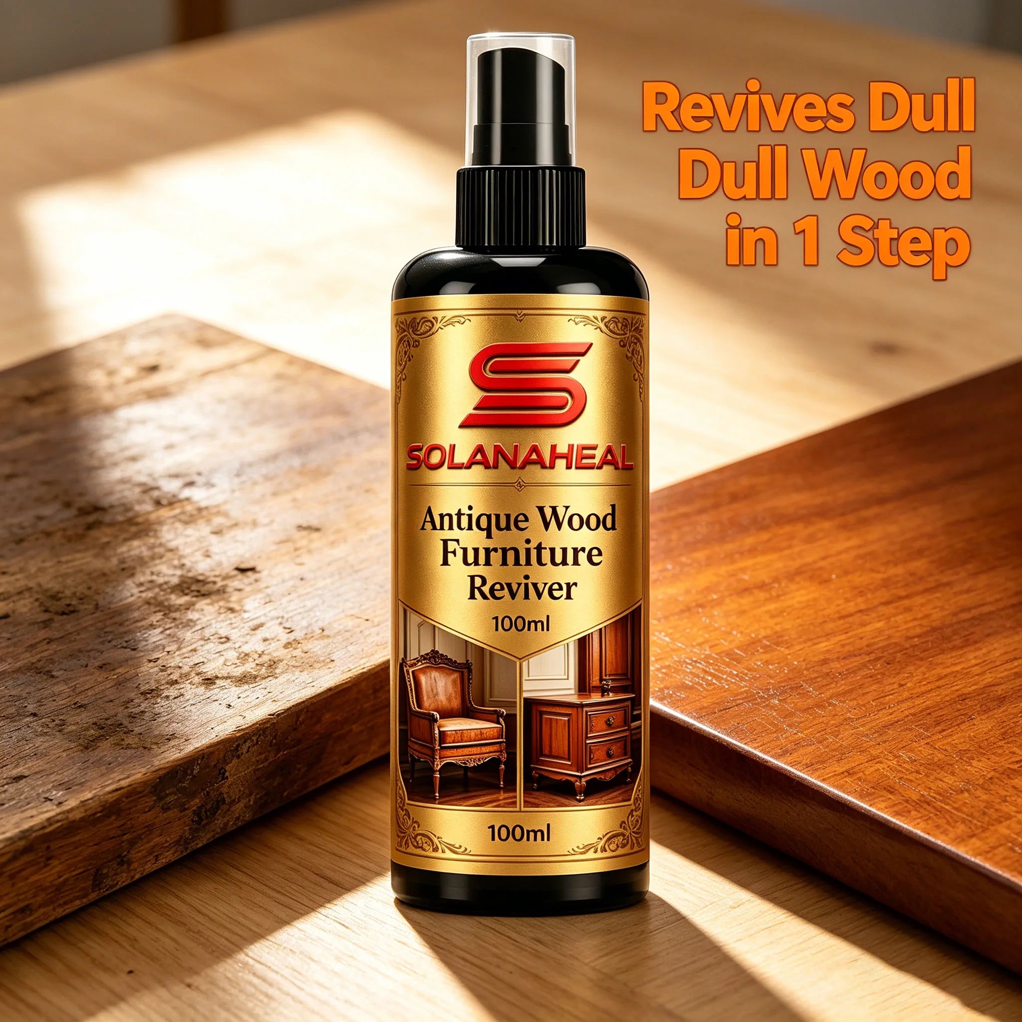 Antique Wood Furniture Cleaner, Reviver & Restorer Wood Furniture Restorer QXL