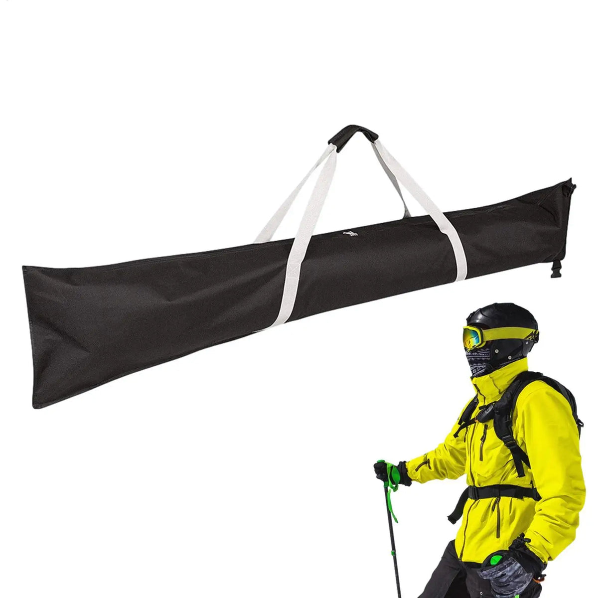 Waterproof Ski & Snowboard Travel Bag | 185cm Storage Bag Ski Travel Bag QXL