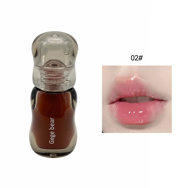 Gegebear Crystal Gloss Lip Lacquer | Hydrating Mirror Finish Lip Gloss QXL 02