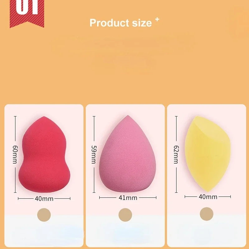 Water-Drop Makeup Sponge Puff | Foundation Blender Dry & Wet Makeup Sponge Puff QXL