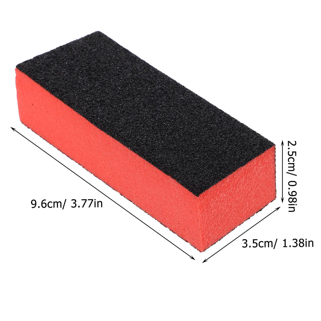 10-Pack 4-Way Nail Buffer Blocks | Sponge Polishing Manicure Set Nail Buffer Block QXL