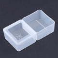 Plastic Reptile Feeder Box – Anti-Escape for Lizards & Snakes Reptile Feeder Box QXL White