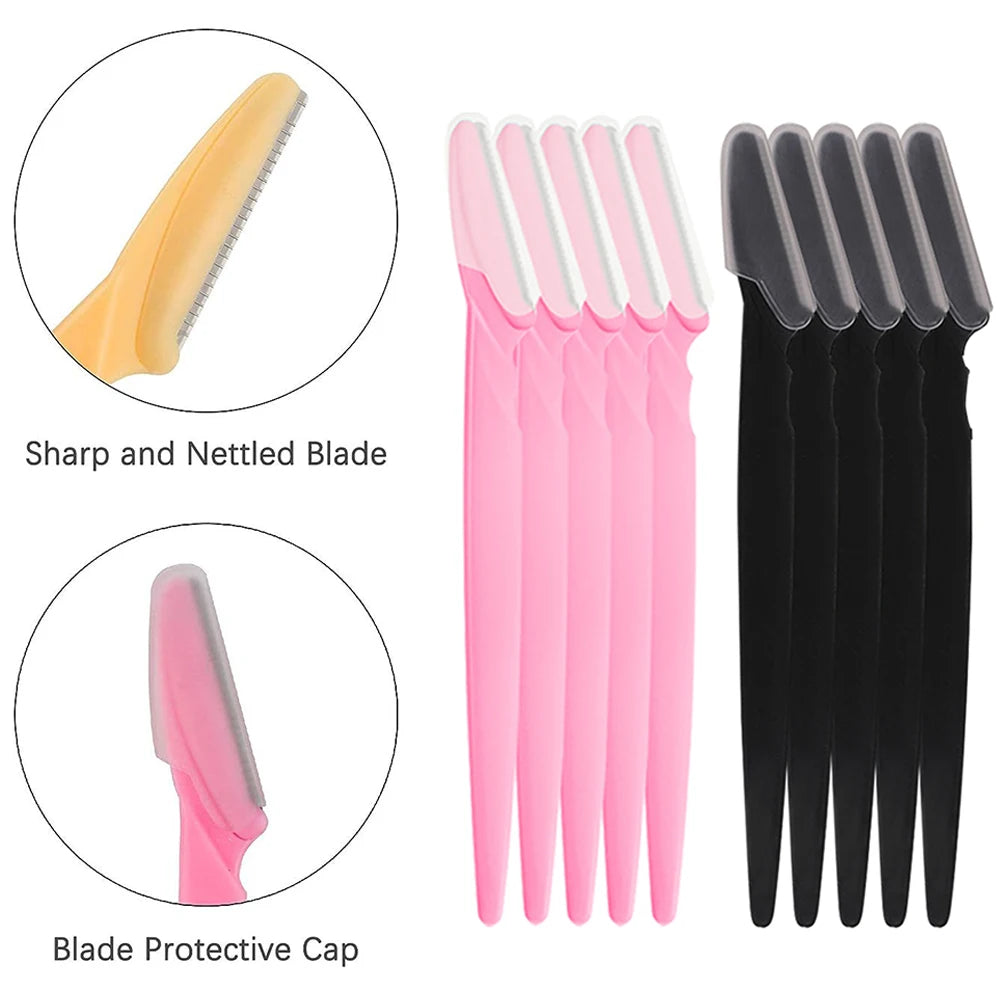 Face & Eyebrow Razor Set | Dermaplaning Tool for Women & Men Face & Eyebrow Razor QXL