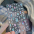 5D Holographic Nail Stickers | Summer Shell & Starfish Decals Nail Art Stickers QXL to5696