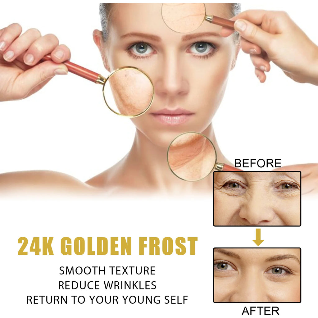 24K Gold Face Serum | Firming, Brightening & Anti-Aging Cream Gold Face Serum QXL