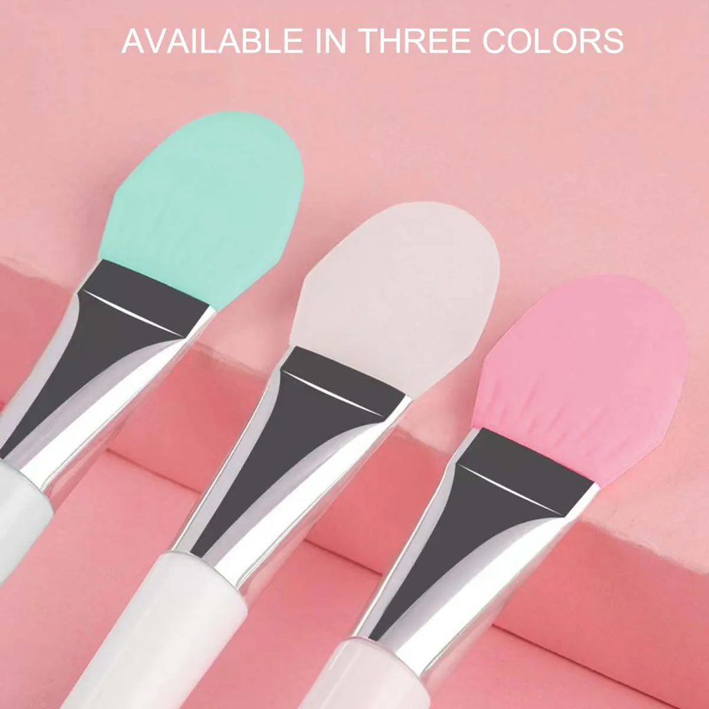 Double-Ended Silicone Face Mask Brush | Soft Dual-Tip Silicone Mask Brush QXL