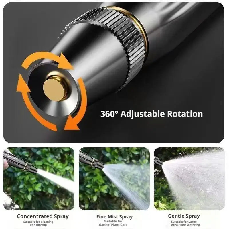 8X Booster High-Pressure Car Wash Spray Gun | 3/4" Hose Nozzle Hose Spray Gun QXL