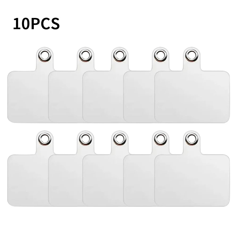 Transparent Phone Lanyard Patch Clip | 1–10 Pack Universal Phone Lanyard Clip QXL 10PCS Plastic