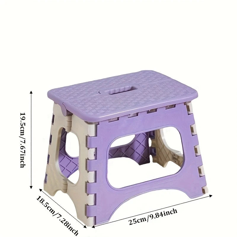 Portable Folding Mini Stool | Outdoor & Kids Low Seat Folding Stool QXL