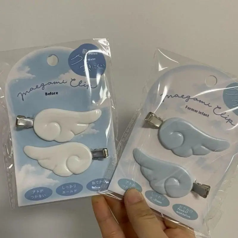 Y2K Angel Wing Hair Clips | Japanese Sweet Barrettes Pair Hair Clips & Barrettes QXL