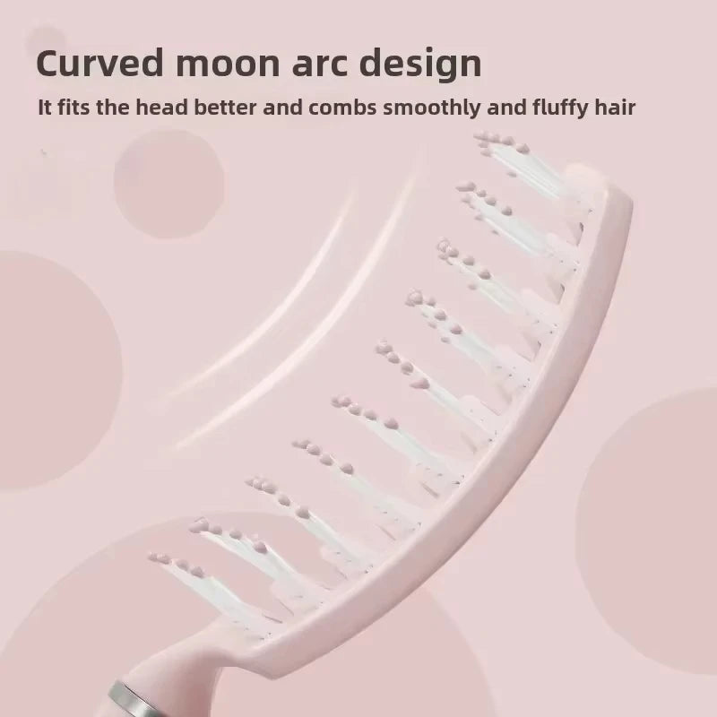 Hollow Out Detangling Hair Comb for Wet & Curly Hair Detangling Hair Comb QXL