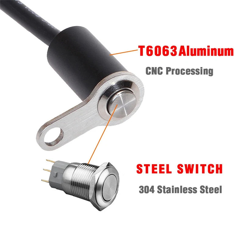 12V Motorcycle Handlebar Reset Switch – IP65 Waterproof Motorcycle Handlebar Switch QXL