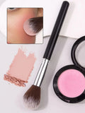 KOSSHOW Fireflame Arc Blush & Loose Powder Makeup Brush Makeup Brush QXL black