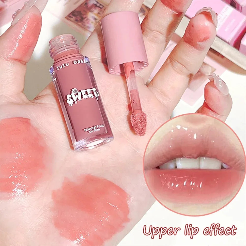 Velvet Mist Lip Oil – 3 Colors | Hydrating & Non-Sticky Lip Oil Gloss QXL