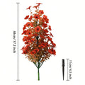 Violet Eucalyptus Ground Plug | Outdoor Wedding & Yard Decor Garden Stake Decor QXL Red