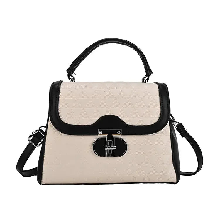 Luxury Leather Diaper Bag | Elegant Vintage Paris Style Leather Diaper Bag QXL