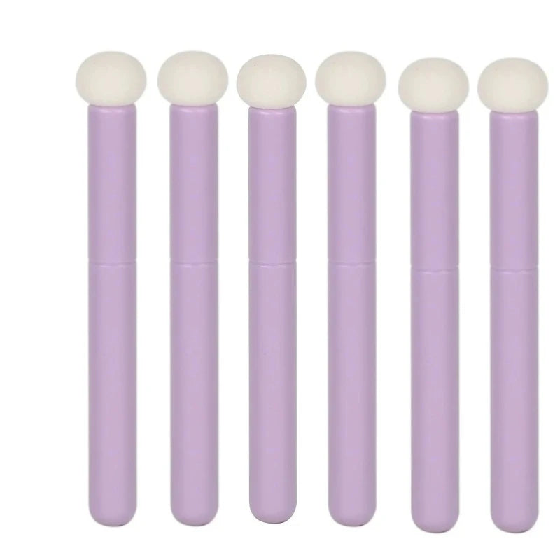 6-Piece Concealer Sponge Brush Set | Makeup Applicator Kit Concealer Sponge Brush QXL PURPLE 6pcs