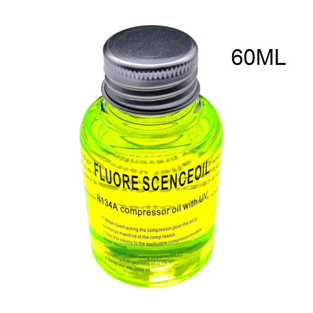 60ml Car AC Fluorescent Leak Detection Oil | UV Tracer AC Leak Detection Oil QXL 60ml