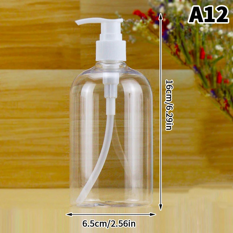 Refillable Press Pump Bottle for Lotion, Cream & Shampoo Refillable Pump Bottle QXL A12