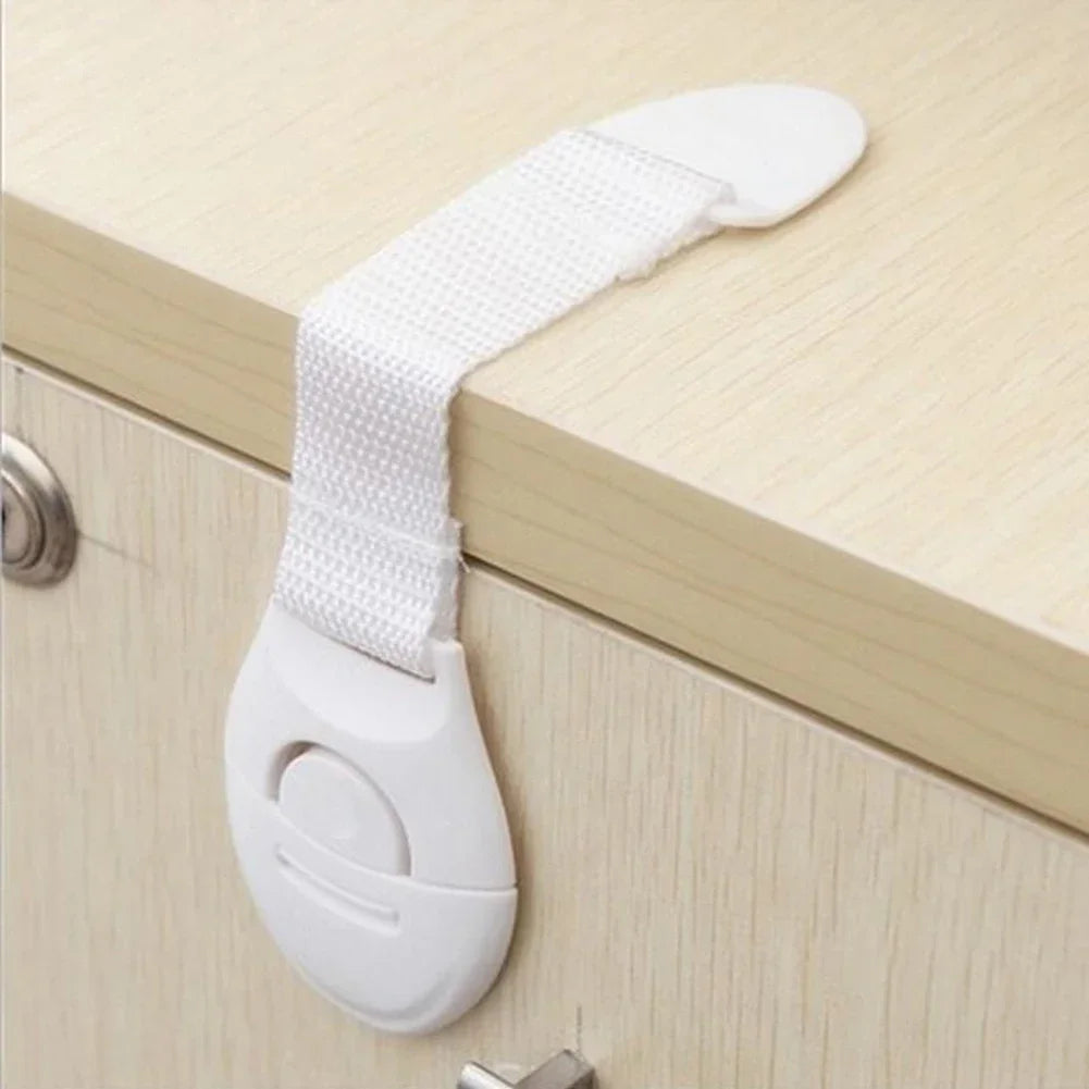 10-Pack Baby-Proof Cabinet Locks | Drawer & Door Safety Baby Cabinet Lock QXL