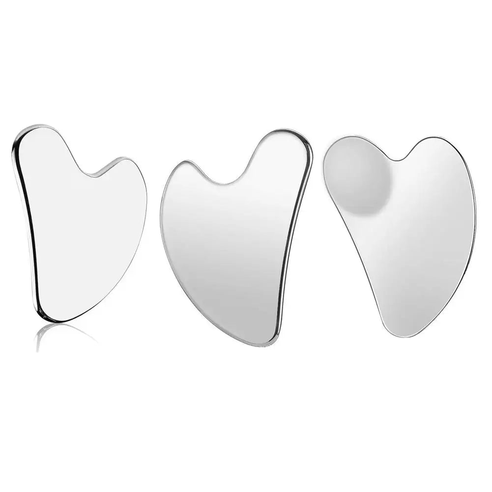 Stainless Steel Gua Sha Board | Face & Body Scraping Tool Gua Sha Scraper QXL